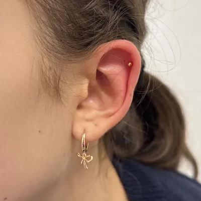 Przekłuwanie chrząstki (Helix, Conch, Tragus) - Gentle Piercing
