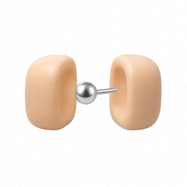 Stud passing through tissue without tearing